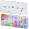 Zegar budzik cyfrowy LED RGB - DAC8 - White