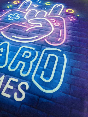 Dywan 3D Strado HardGames 120x170 cm z dynamicznym wzorem do pokoju gracza