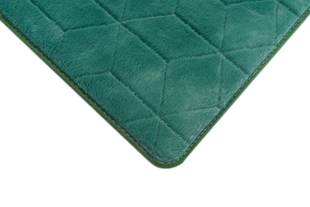 Dywan STRADO Rabbit 3D pluszowy miękki jak królik 200x300 BottleGreen