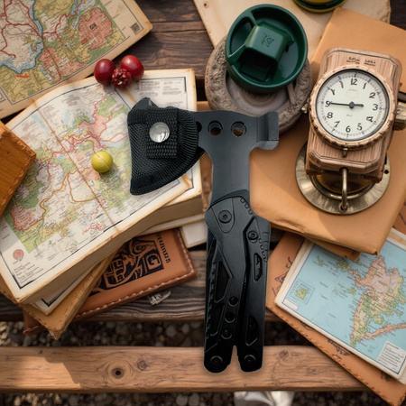 Niezawodny zestaw survivalowy 18w1 STRADO kompaktowy multitool wojskowy taktyczny XXL dla podróżnika