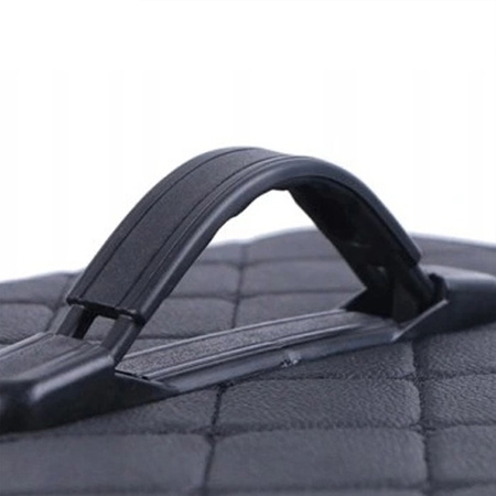 Składany DUŻY organizer do bagażnika auta pikowany kuferek pojemnik torba