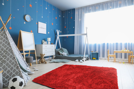 Dywan pokojowy Shaggy Strado 160x220 BloodyRed (Jasny czerwony)