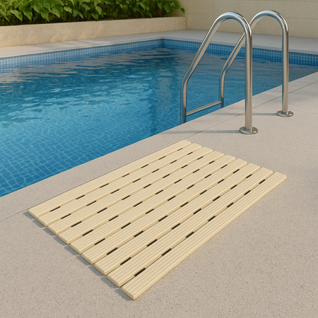 Mata STRADO łazienkowa antypoślizgowa pod prysznic brodzik do sauny basenu 43x60cm