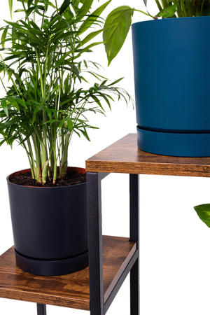 Kwietnik stojący metalowy PANORAMA na kwiaty i rośliny – 6-poziomowy VENGE