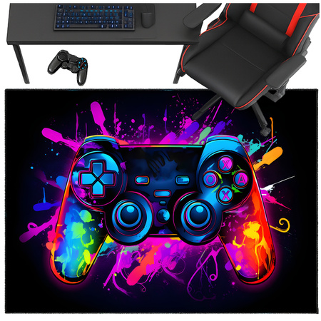 Dywan gamingowy 3D Strado ColorPad 100x150 cm nowoczesny z efektem trójwymiarowym do pokoju gracza