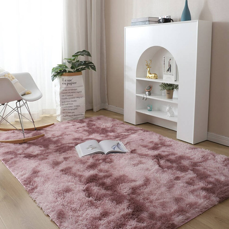 Dywan Ombre Shaggy Strado 60x120 OmbrePurple (Różowy)