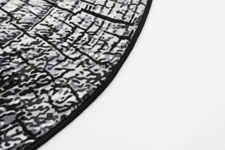 Dywan NOVO Strado nowoczesny pień drzewa do salonu szary wzór Szary Pień 100x100 cm