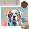 Dywan 3D Strado ColorDog 140x200 cm ze wzorem psa do salonu i pokoju dla milośników zwierząt