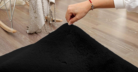 Dywan okrągły Rabbit Strado 140x140 Black (Czarny)