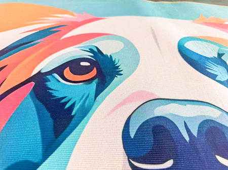 Dywan 3D Strado ColorDog 140x200 cm ze wzorem psa do salonu i pokoju dla milośników zwierząt