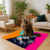 Dywan 3D Strado MainCoon 140x200 cm ze wzorem kota dla milośników zwierząt do salonu i pokoju
