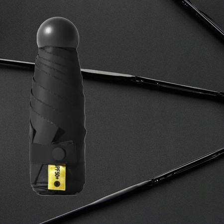 Kompaktowa parasolka automatyczna składana lekka męska damska z pokrowcem filtr UV +ETUI do torebki