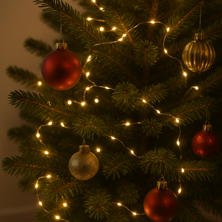 Lampki choinkowe 960 LED białe ciepłe ryż wewnętrzne zewnętrzne 12,6m IP44