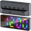 Zegar budzik cyfrowy LED RGB - DAC8 - Black