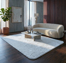 Dywan pokojowy Rabbit Strado 200x200 White (Biały)