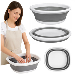 Miska silikonowa składana uniwersalny pojemnik - L 36x26x14,8 cm