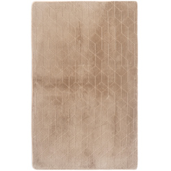 Dywan STRADO Rabbit 3D pluszowy miękki jak królik 80x150 Beige