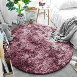 Dywan okrągły Shaggy Ombre Strado 150x150 OmbreRed (Czerwony)